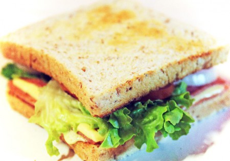 Ham and cheese toast 80 B